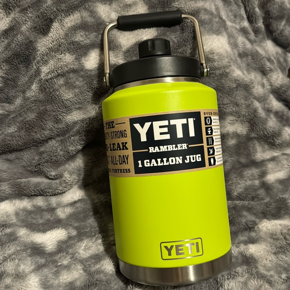 Limited Edition Yeti Chartreuse Gallon Jug Sold Out NWT In Hand!